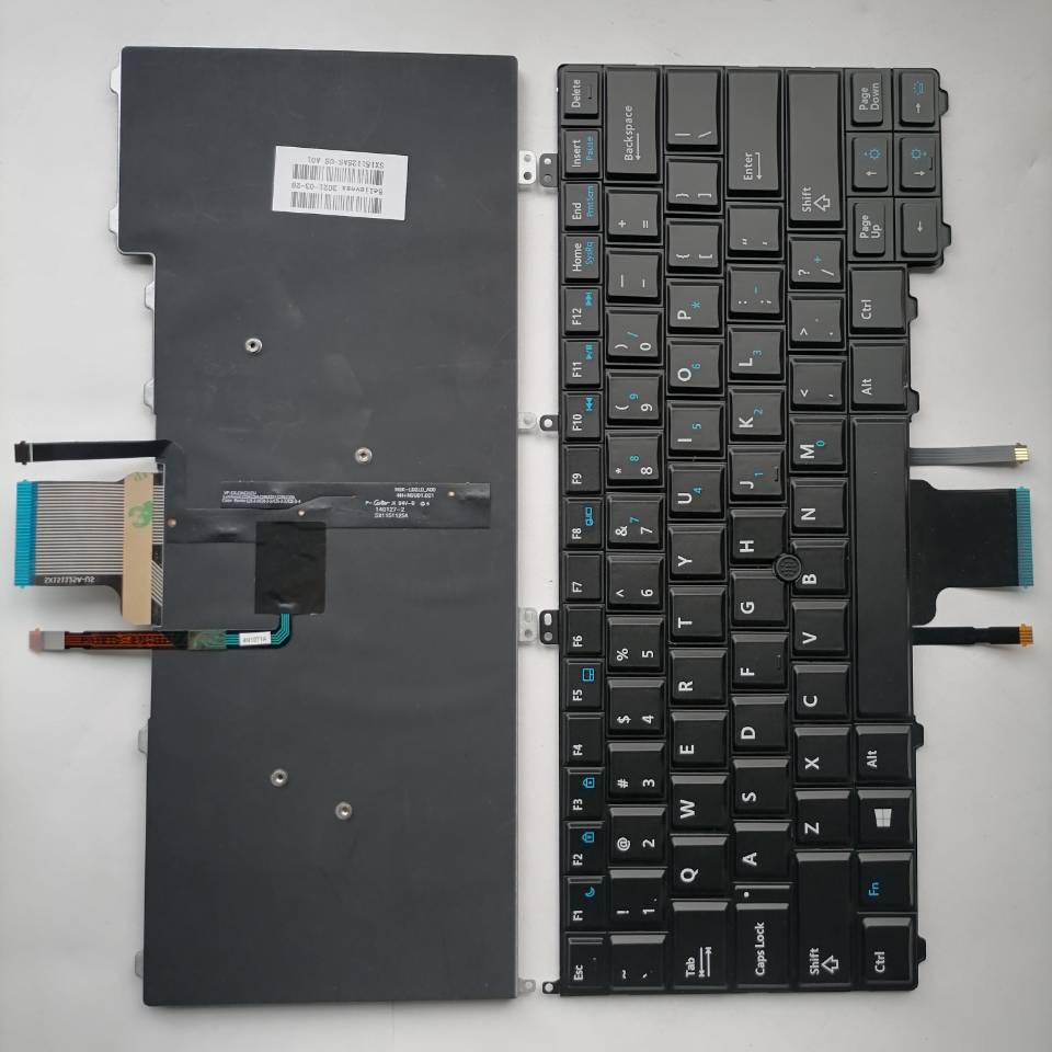Picture of New Replacement Laptop Keyboard For DELL E7440/E7240/E7420 BLACK With Point Backlit (OEM) US Layout
